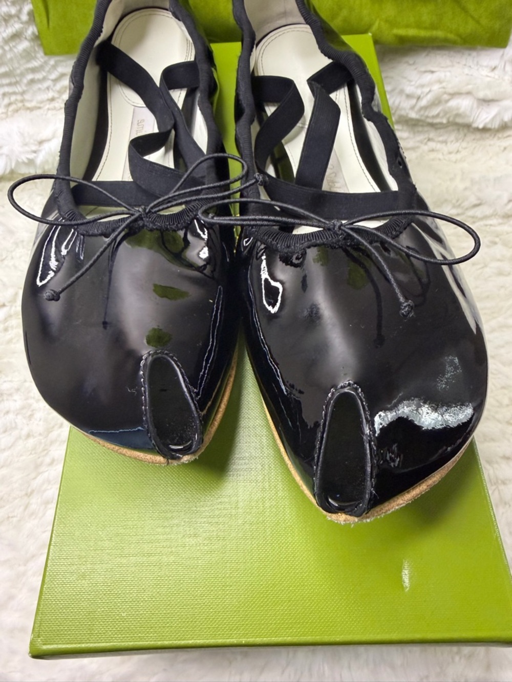 Tory Burch Peep-Toe Mary Jane Ballet - Picture 4 of 10